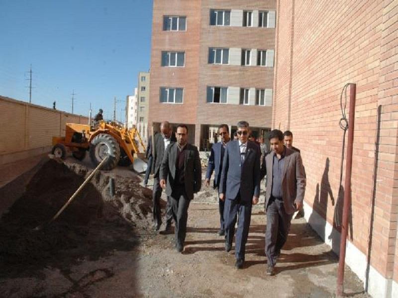 بازدید از پروژه مسکن شهری بنیاد مسکن کرمان پایگاه خبری بانک مسکن