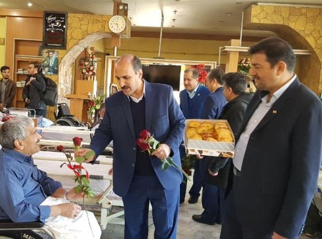 دیدار مسوولان بانک مسکن با جانبازان پایگاه خبری بانک مسکن