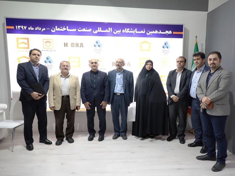 حضور مشتریان برتر مدیریت منطقه غرب تهران در نمایشگاه بین المللی صنعت ساختمان