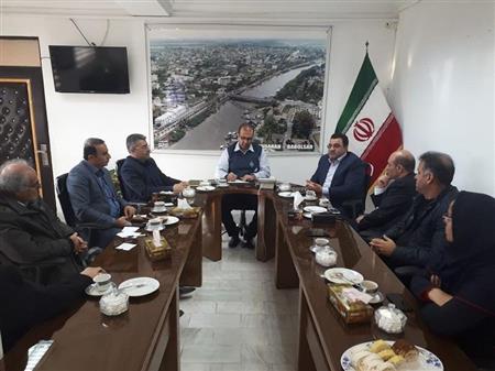 دیدار مدیر شعب استان با فرماندار شهرستان بابلسر