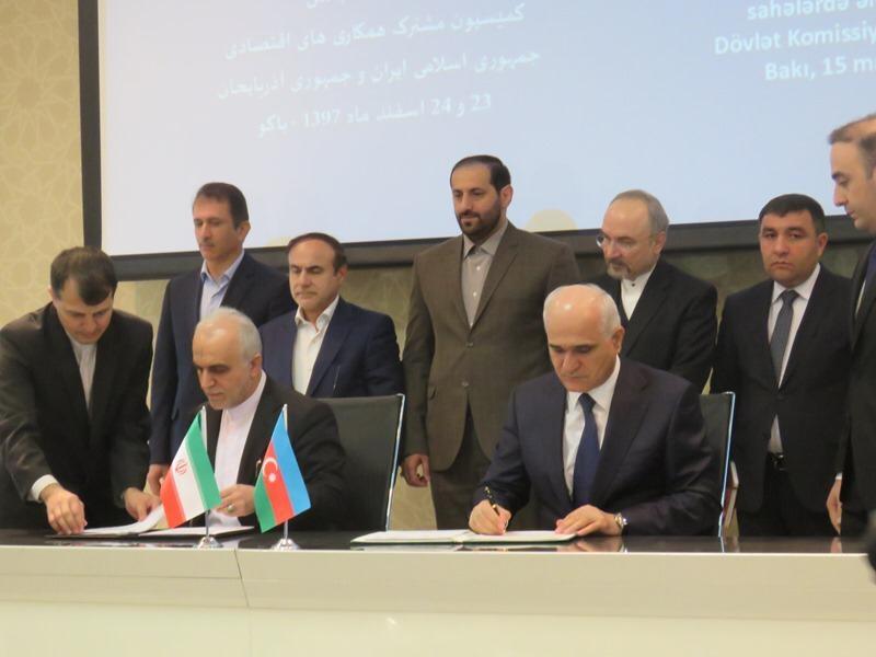 امضای سه سند همکاری اقتصادی میان ایران و جمهوری آذربایجان