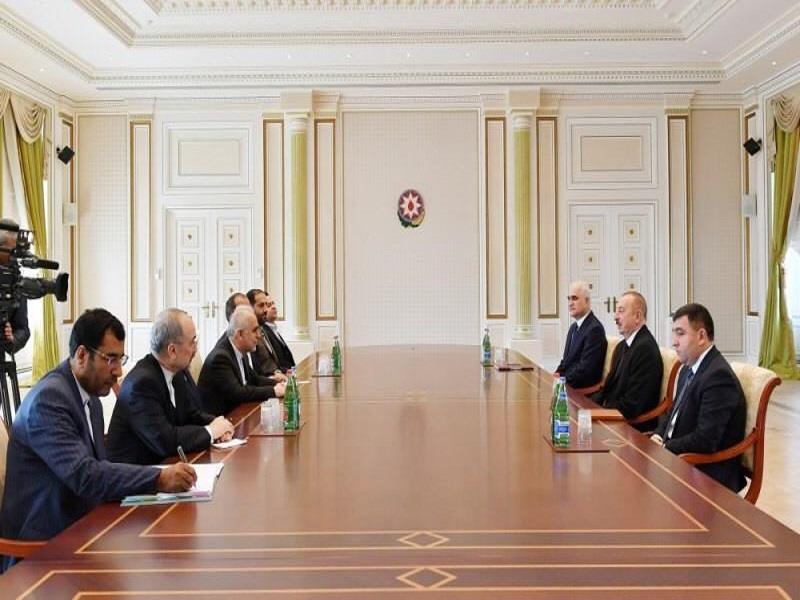 وزیر اقتصاد کشورمان با رییس جمهور آذربایجان دیدار کرد
