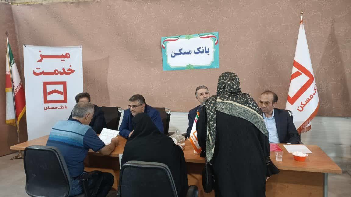 حضور معاون مدیرعامل بانک مسکن در میز خدمت آذربایجان شرقی