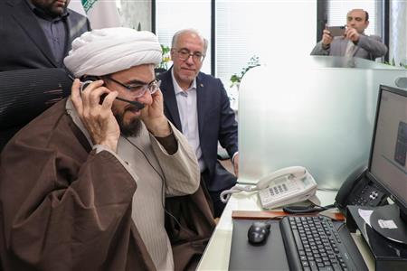 بازدید رییس مرکز ارتباطات مردمی ریاست جمهوری از مرکز پاسخگویی بانک مسکن(گزارش تصویری)