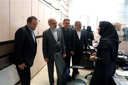 بازدید مدیرعامل بانک مسکن از روند خدمت رسانی در شعب (گزارش تصویری)