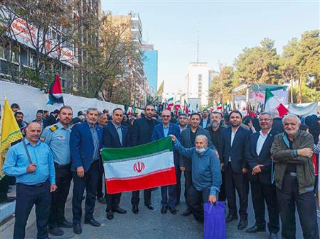 حضور همکاران بانک مسکن در راهپیمایی یوم‌الله 13 آبان (گزارش تصویری)