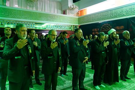 برگزاری مراسم عزاداری اباعبدالله الحسین(ع) در ستاد بانک مسکن (گزارش تصویری)