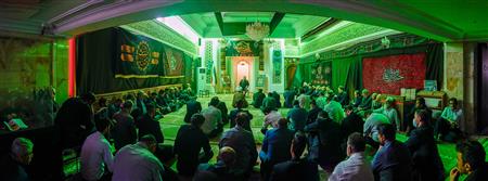 عزاداری اربعین اباعبدالله الحسین(ع) در ستاد بانک مسکن (گزارش تصویری)
