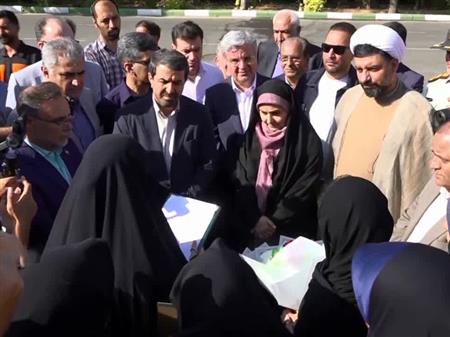 سفر وزیر راه و شهرسازی به استان همدان (گزارش تصویری)